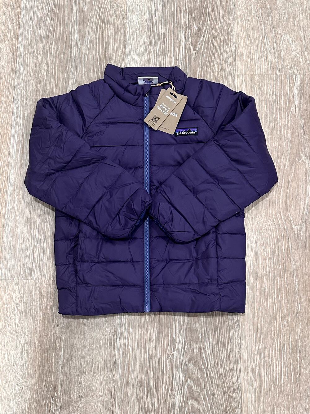 Patagonia Down Sweater in Plummet Purple, Size 3T, NWT